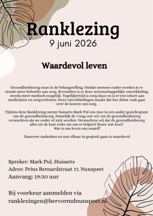 Ranklezing - 9 juni 2026