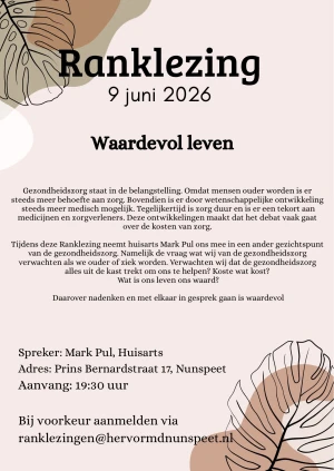 Ranklezing - 9 juni 2026