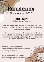 Ranklezing - 17 november 2026