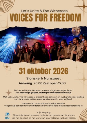 Concert voices for freedom