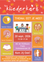 Kom ook naar de eerste Kliederkerk