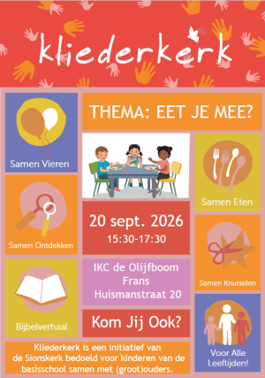 Kom ook naar de eerste Kliederkerk