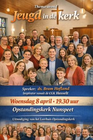 Thema-avond: Jeugd in de kerk – Hebben zij (wel) een plek?