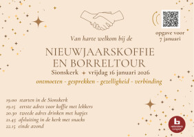 Nieuwjaars Koffie- en borreltour Sionskerk 2026