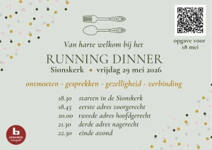 Sionskerk Running Dinner